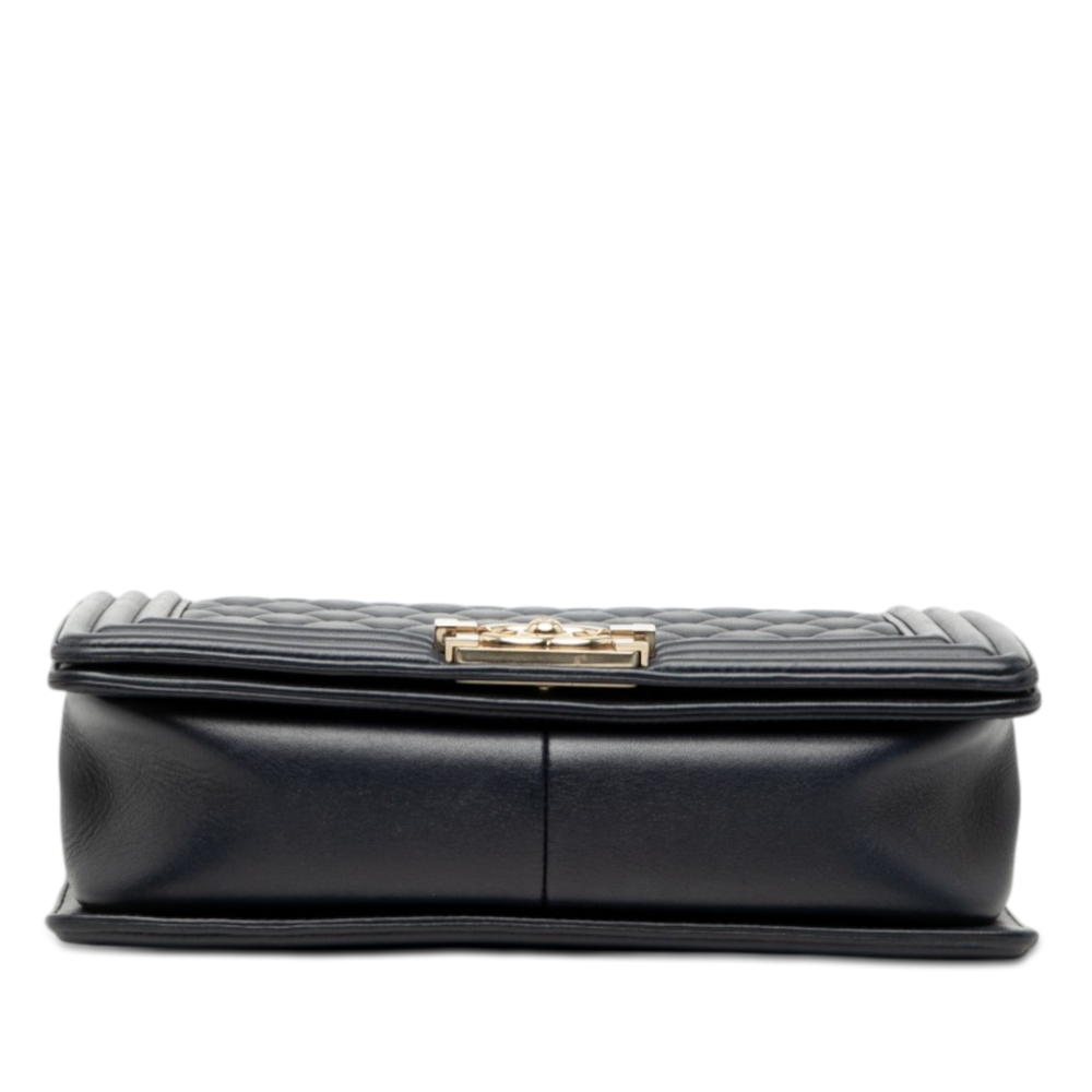 Pre-Loved Chanel Old Medium Quilted Lambskin Boy Flap - Picture 3 of 8